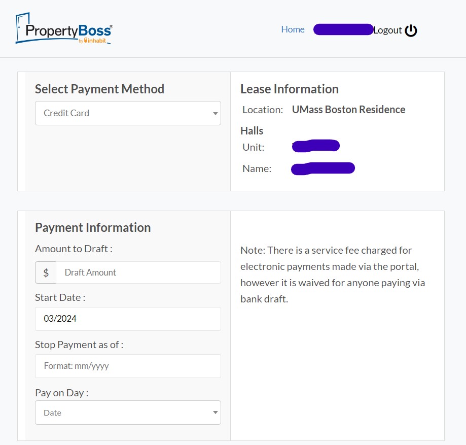 Information for when recurring payment will be and amount