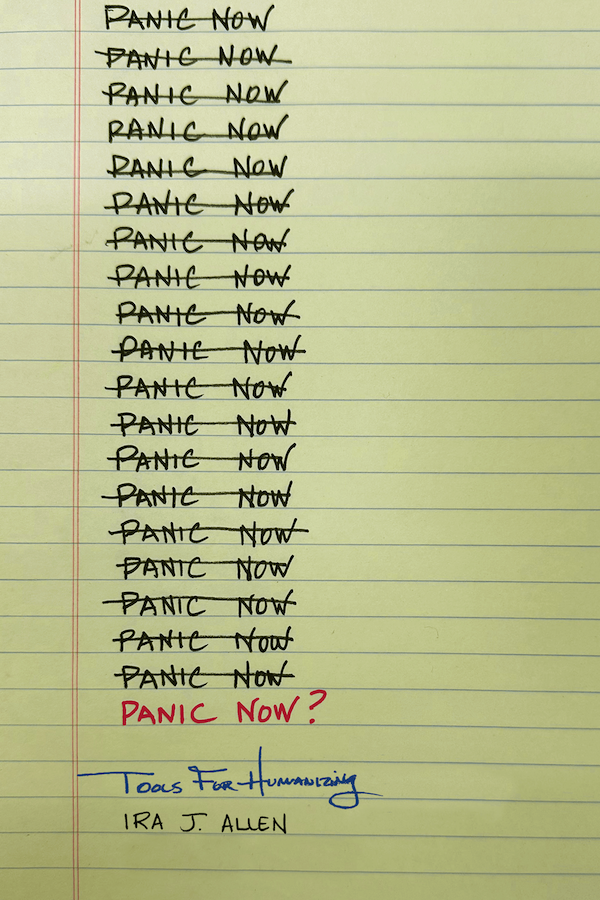 Panic Now Book Cover