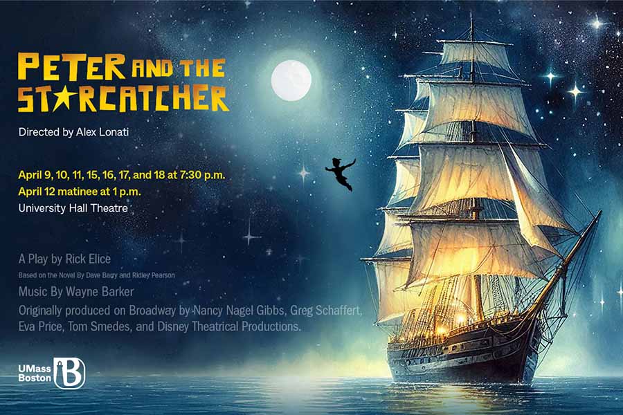 Peter and the Starcatcher, play advertisement, drama, theatre promotion